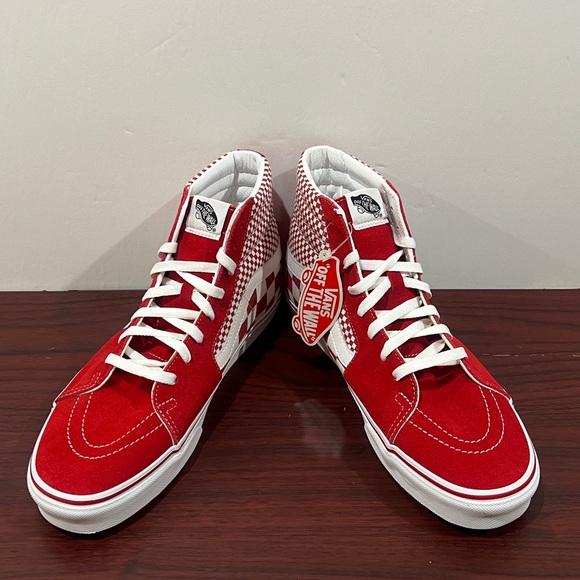 Vans, SK8 Hi, VN0A38GEVK5, Mix Checker - Picture 10 of 12